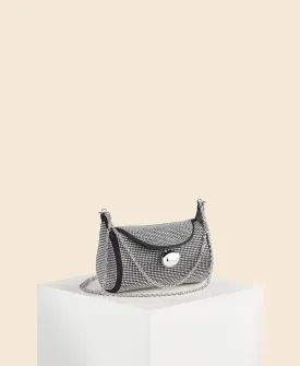 Mini Drop Duffel - Black Rhinestone
