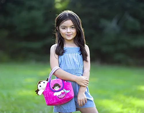 My First Doll Purse Toy - Pretend Play Mermaid Adventure Playset for Little Girls -