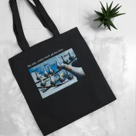 'My Kids, Pretty Much All The Time' Parenting Meme Tote Bag (MRK X)
