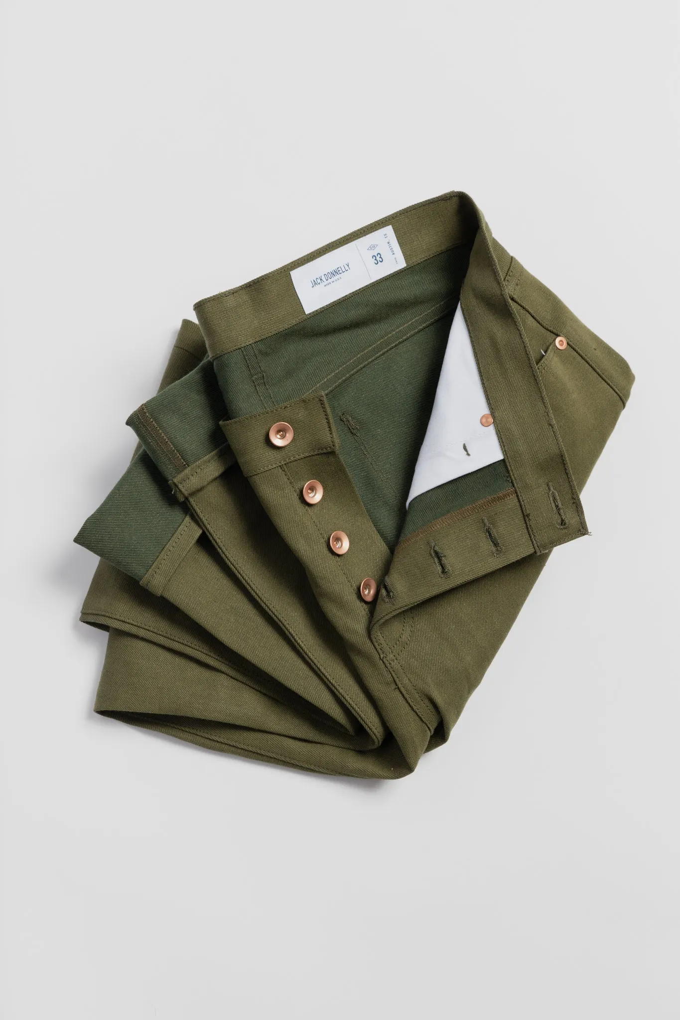 Nihon Menpu Selvage Denim Green