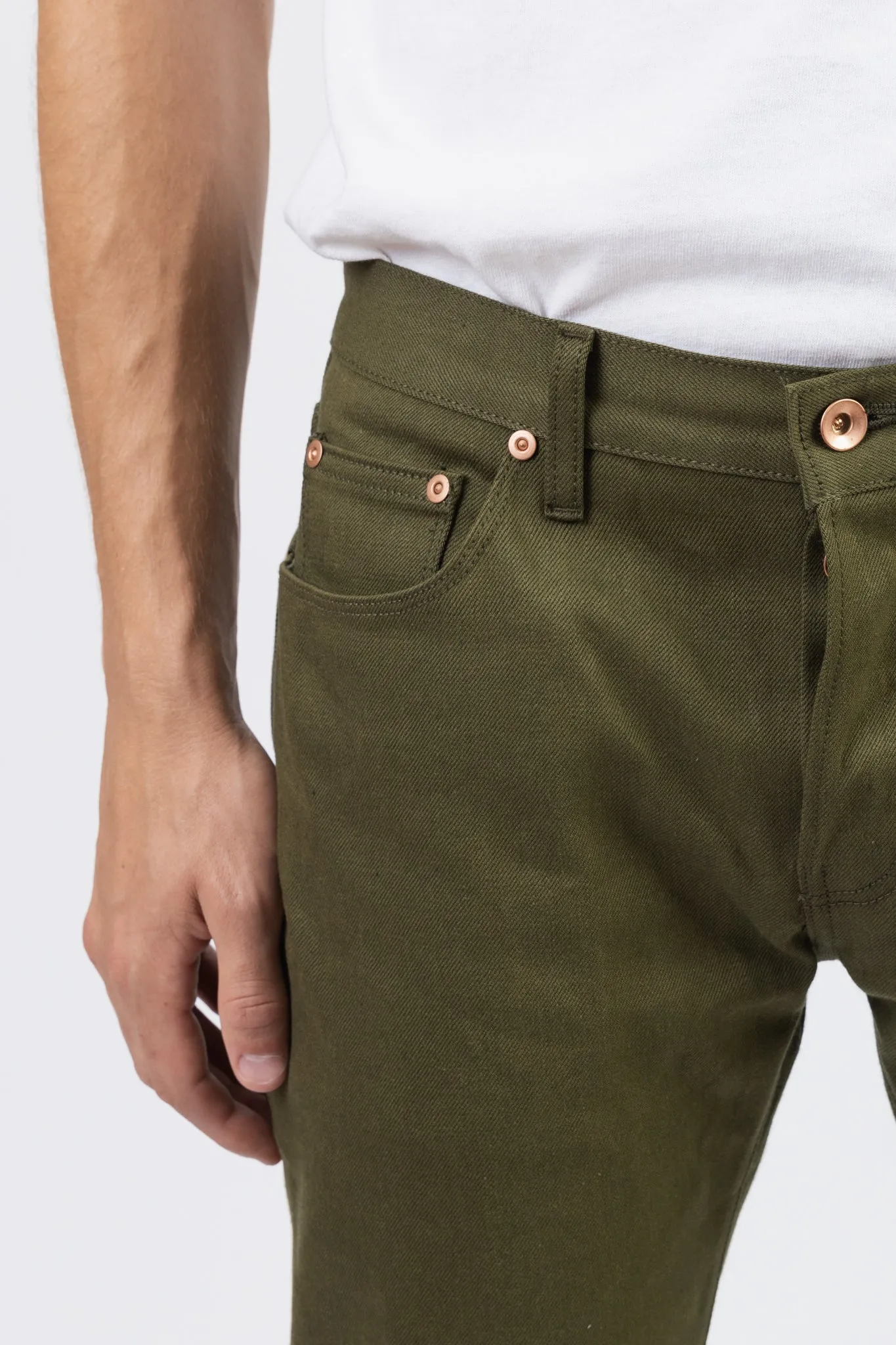 Nihon Menpu Selvage Denim Green