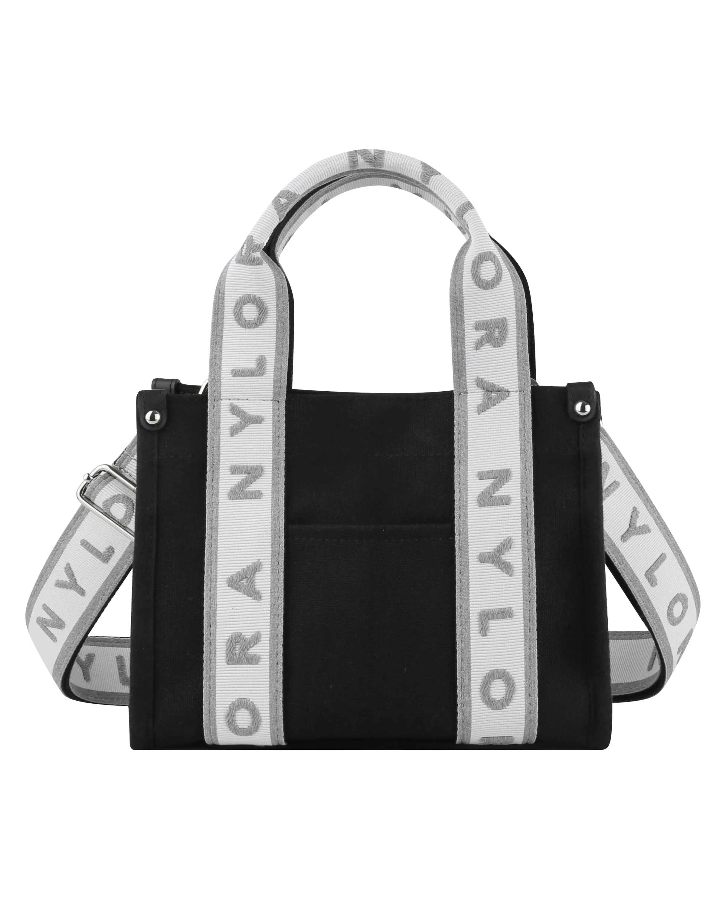 NYLORA SMALL TOTE BAG BLACK