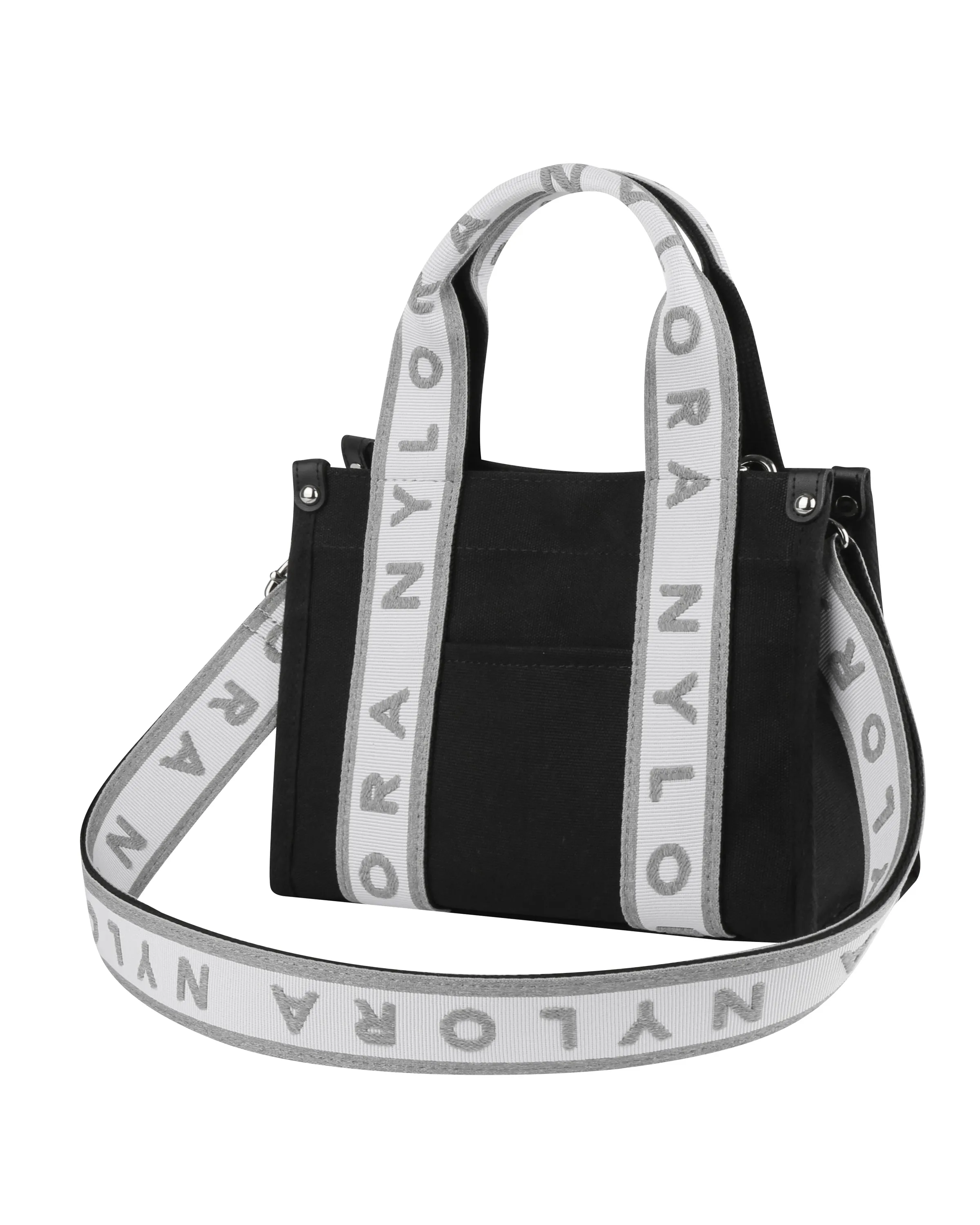 NYLORA SMALL TOTE BAG BLACK