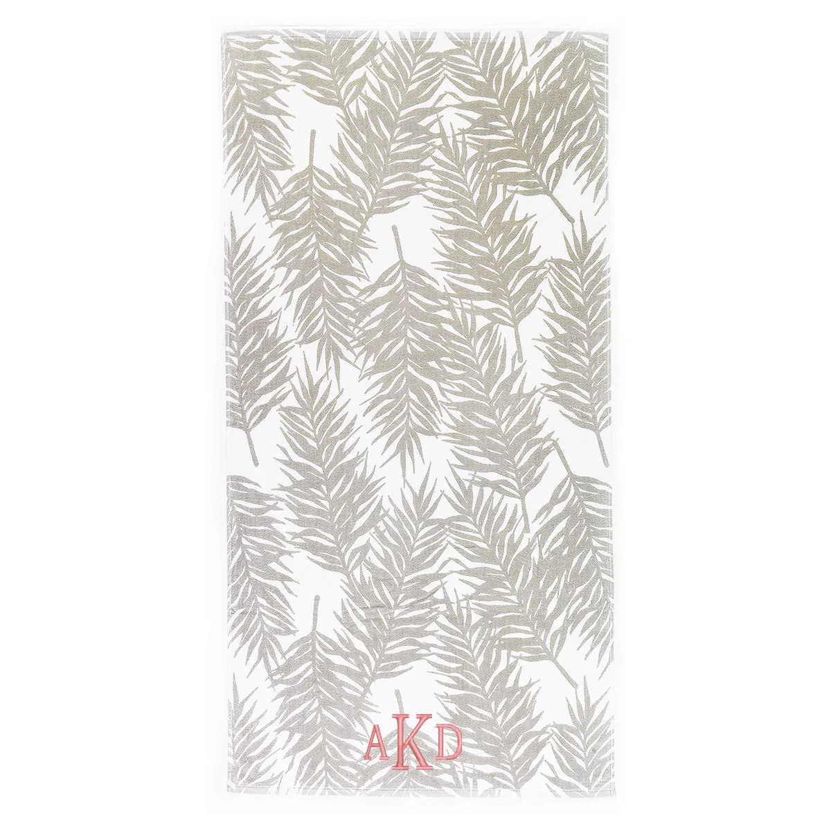 Personalized Large Beach Towel Monogram Included