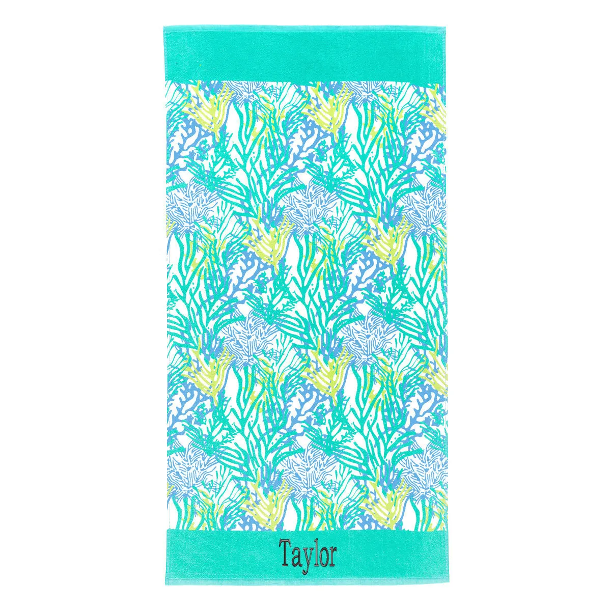Personalized Large Beach Towel Monogram Included