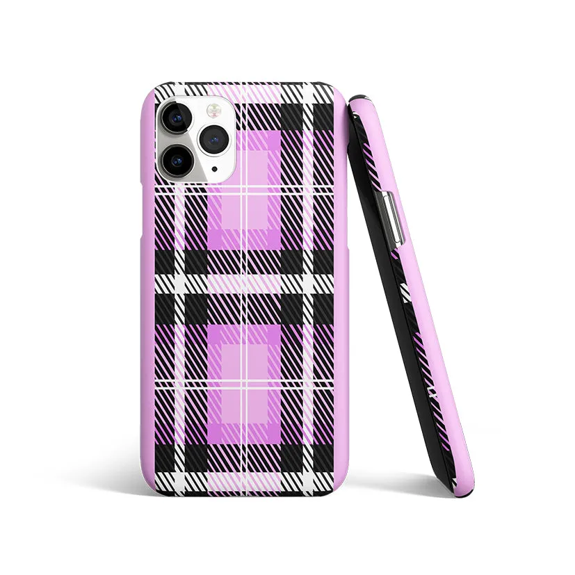 Plaid Purple Phone Cover | Matte Case