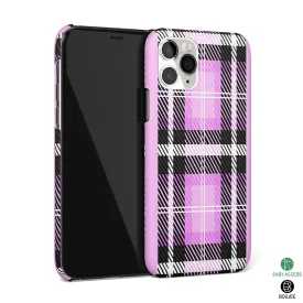Plaid Purple Phone Cover | Matte Case