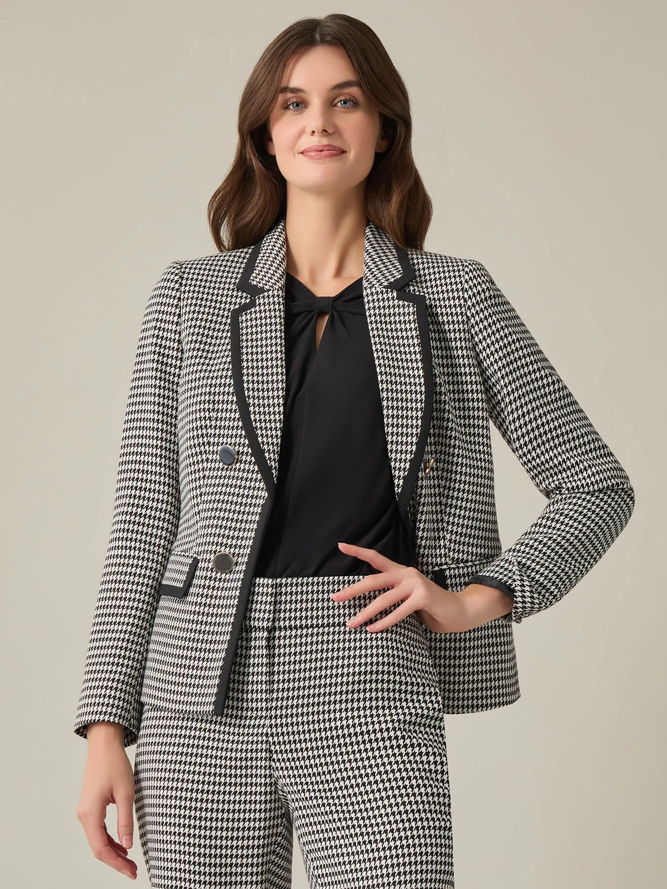 Plus Camden Jacket, Houndstooth