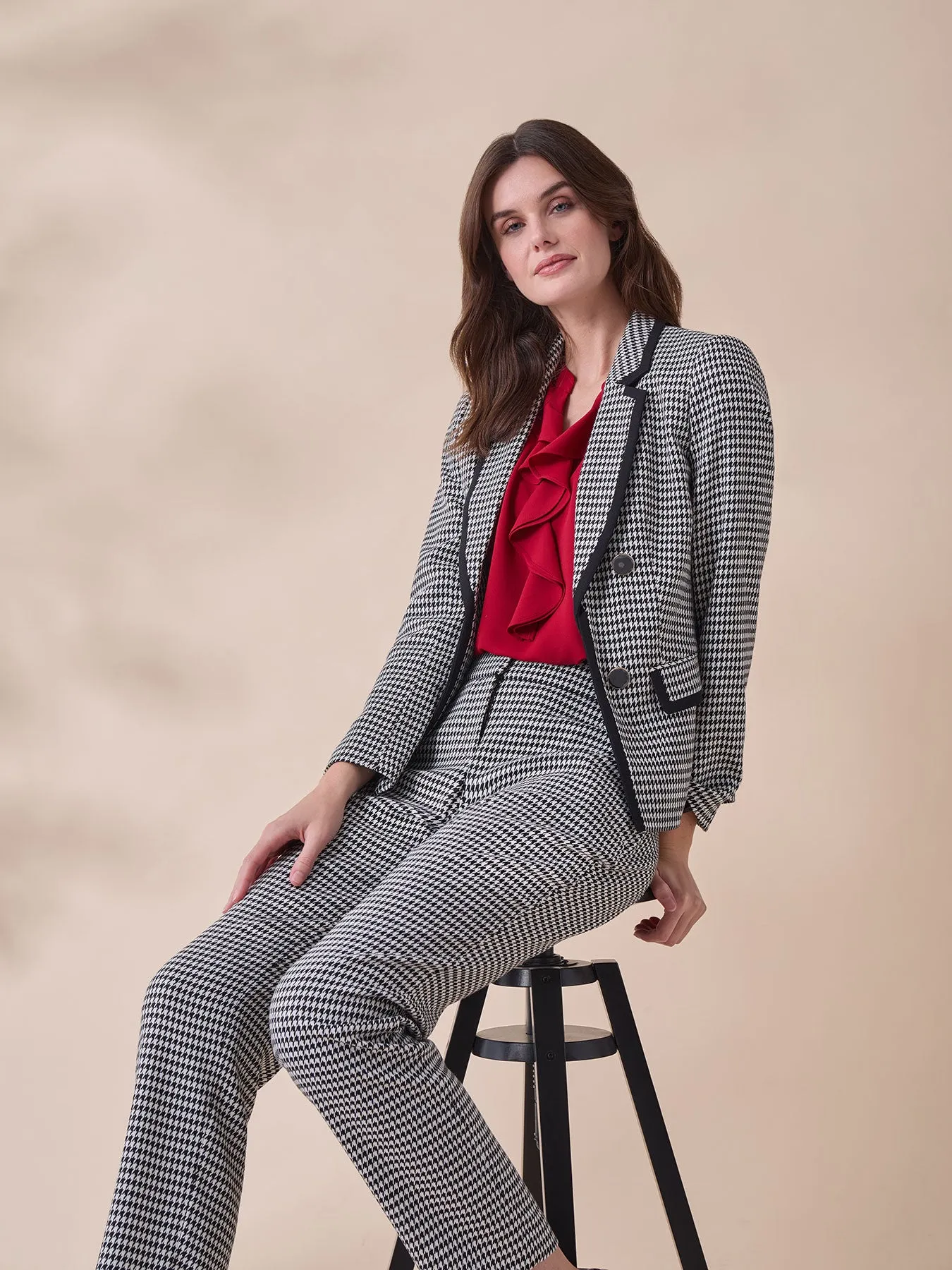 Plus Camden Jacket, Houndstooth
