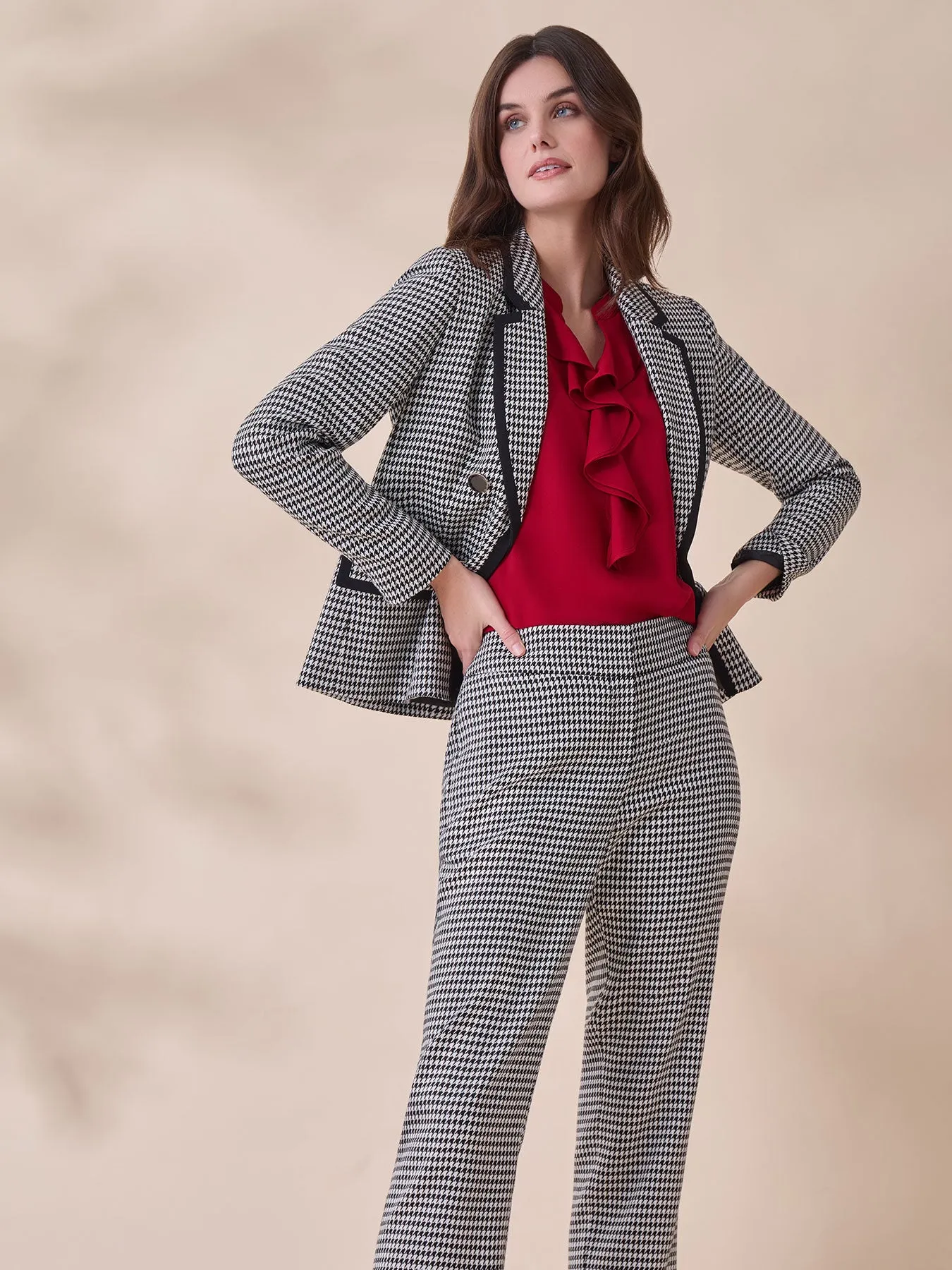 Plus Camden Jacket, Houndstooth