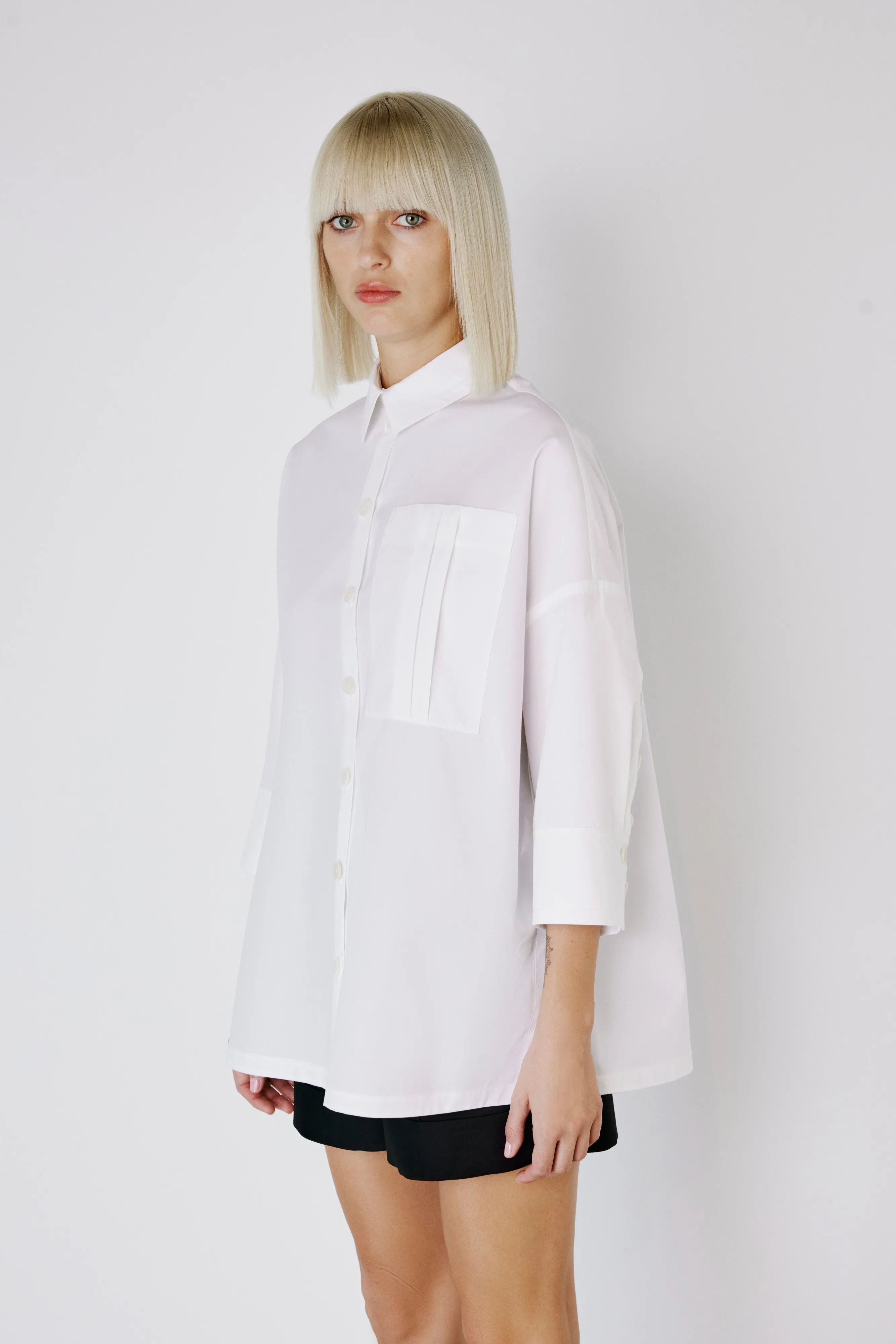 Relaxed-Fit Poplin Shirt