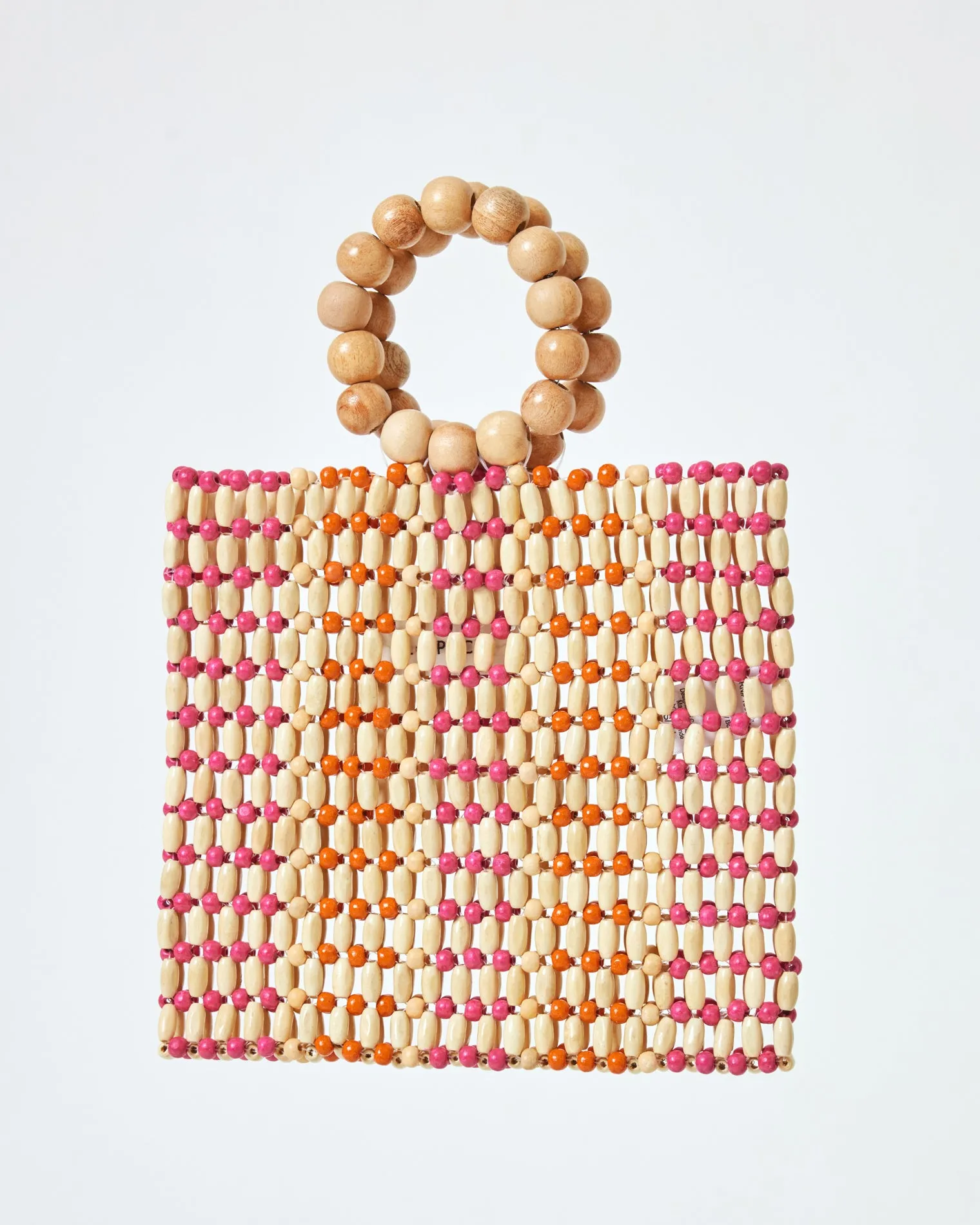 Riley Bag - Natural-Hot Pink-Mango