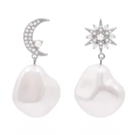 Seraphina Pearl Drop Earrings | 925 Sterling Silver