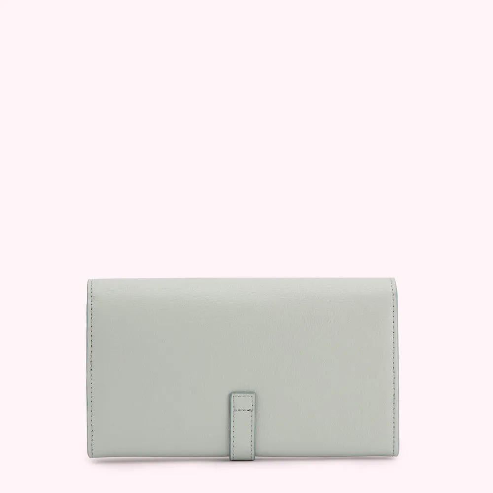 SHAGREEN JUNIPER CHAIN WALLET