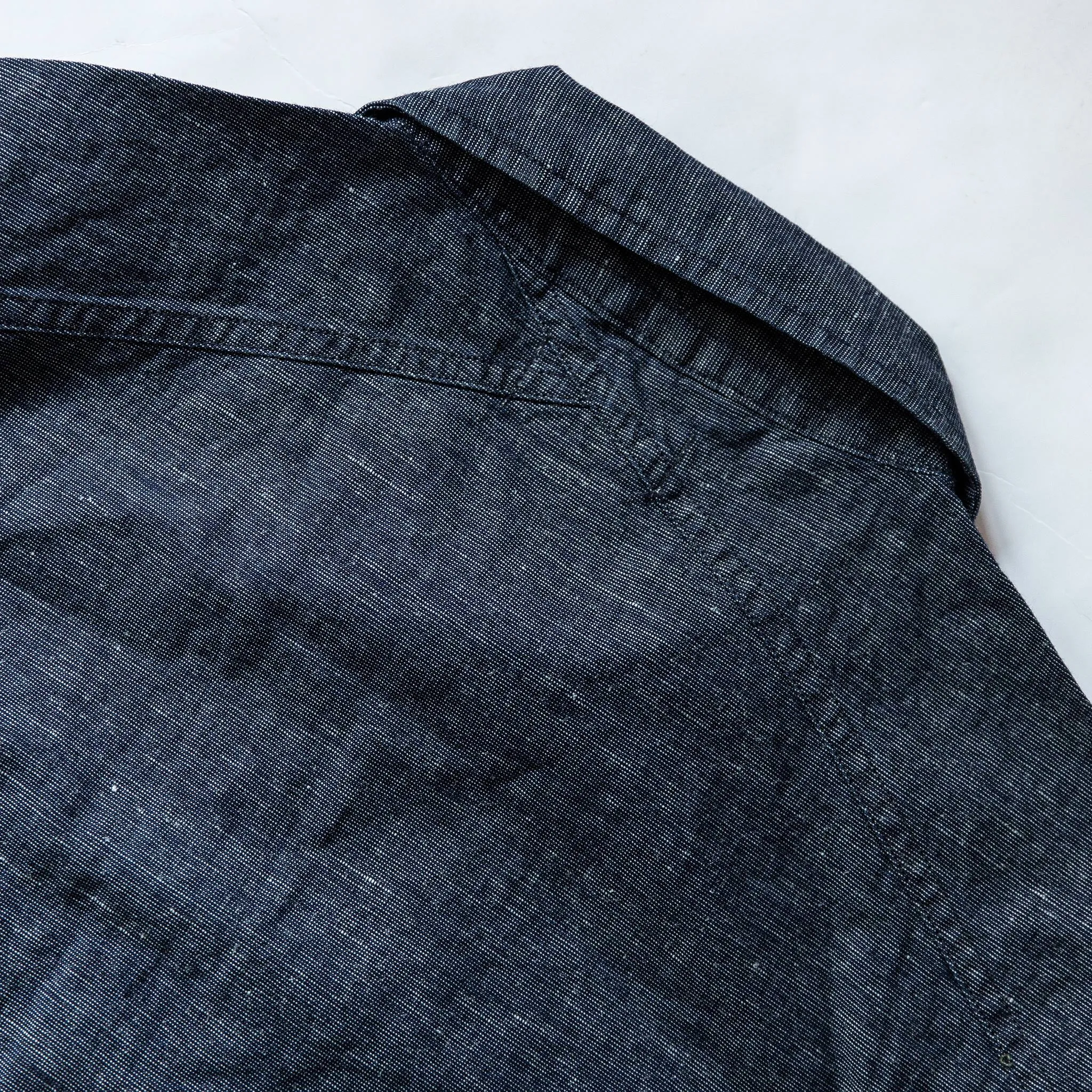 The BDU Shirt Jacket in Indigo Slub