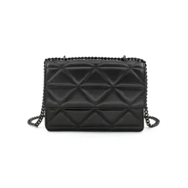 Triangle Quilted Handbag