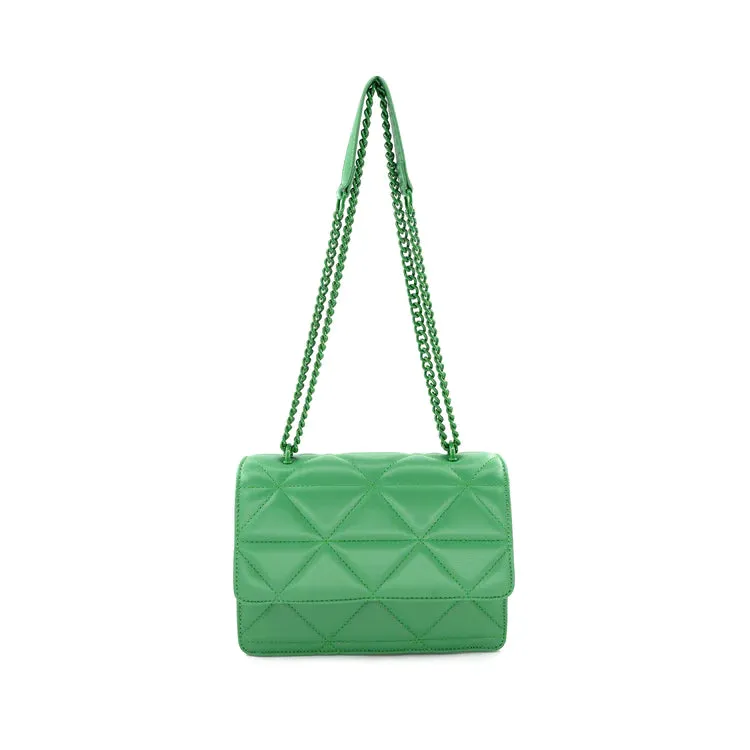 Triangle Quilted Handbag