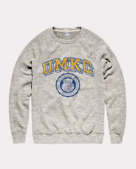 UMKC Seal Athletic Grey Crewneck