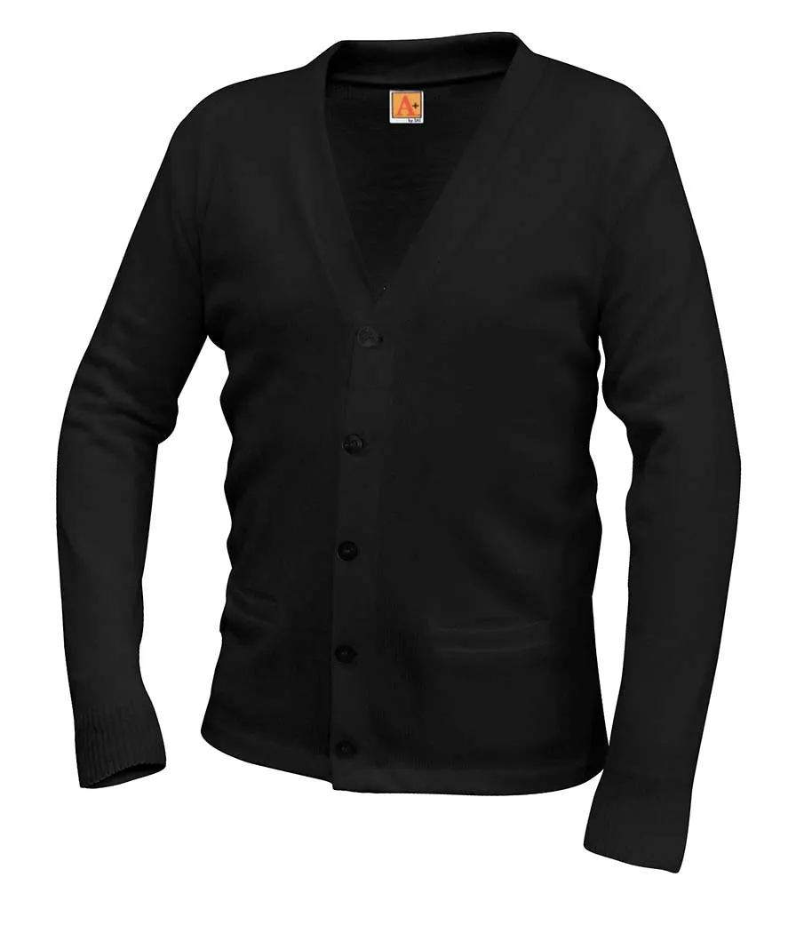 V-Neck Cardigan - St Barnabas - Black