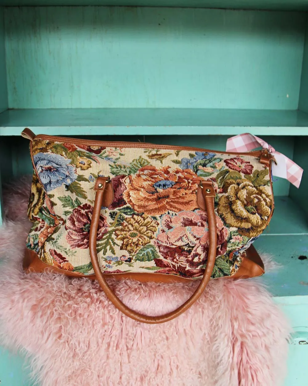 Vintage Tapestry Tote