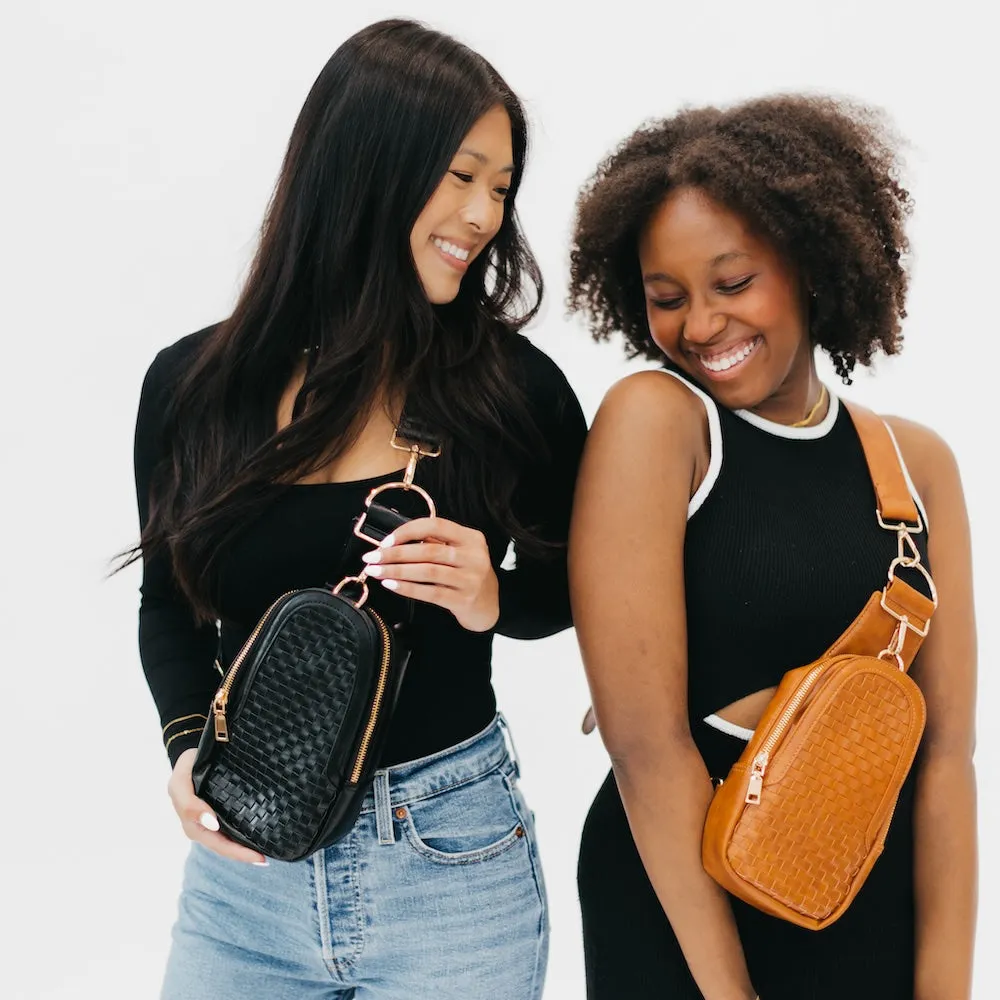 Waverly Woven Sling Bag