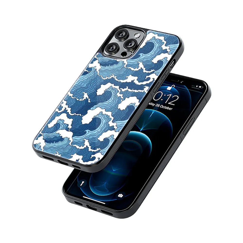 Waves Art Phone Cover | Glass Case