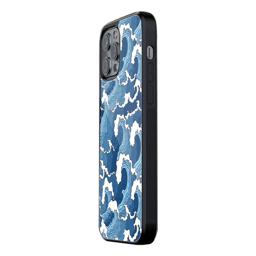Waves Art Phone Cover | Glass Case