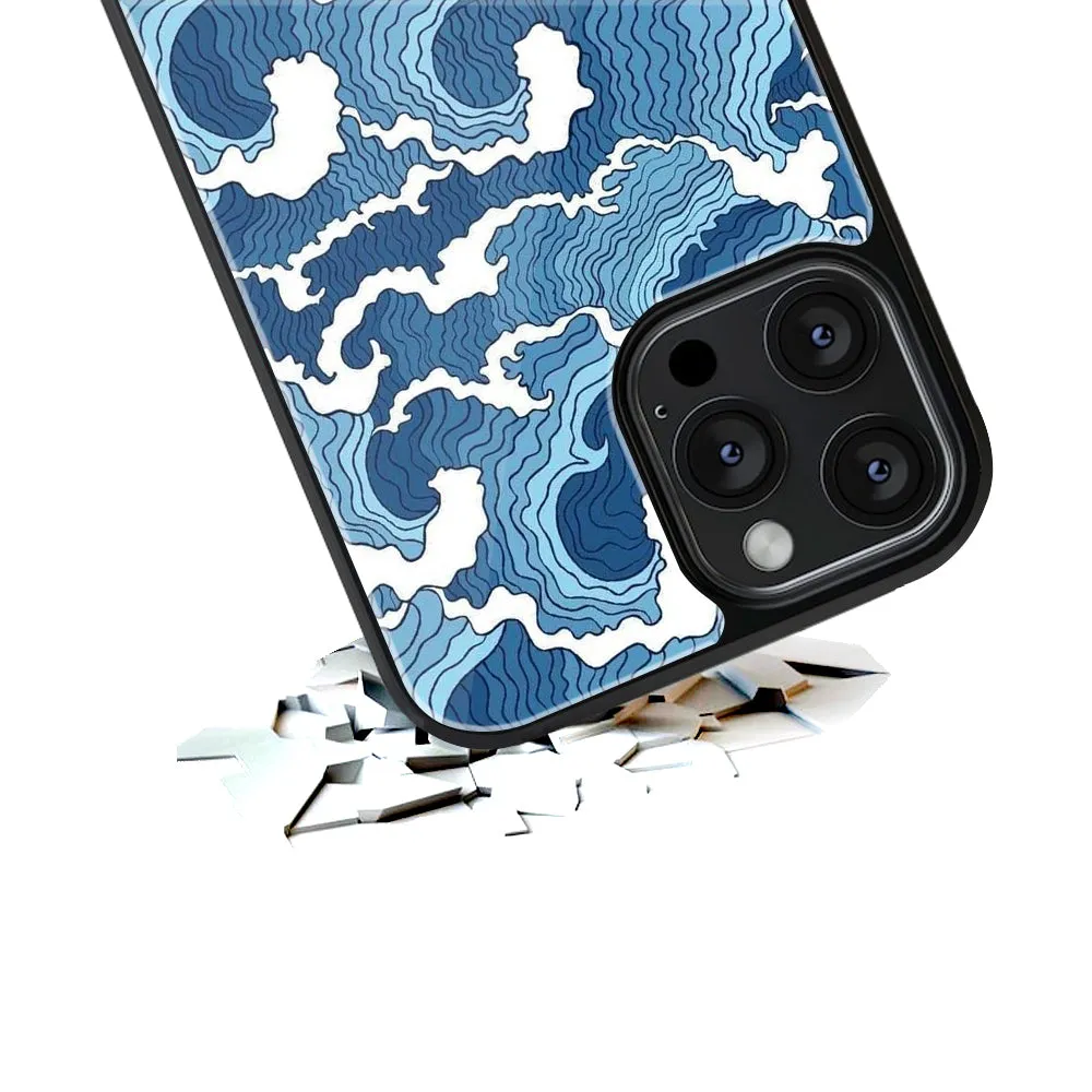 Waves Art Phone Cover | Glass Case