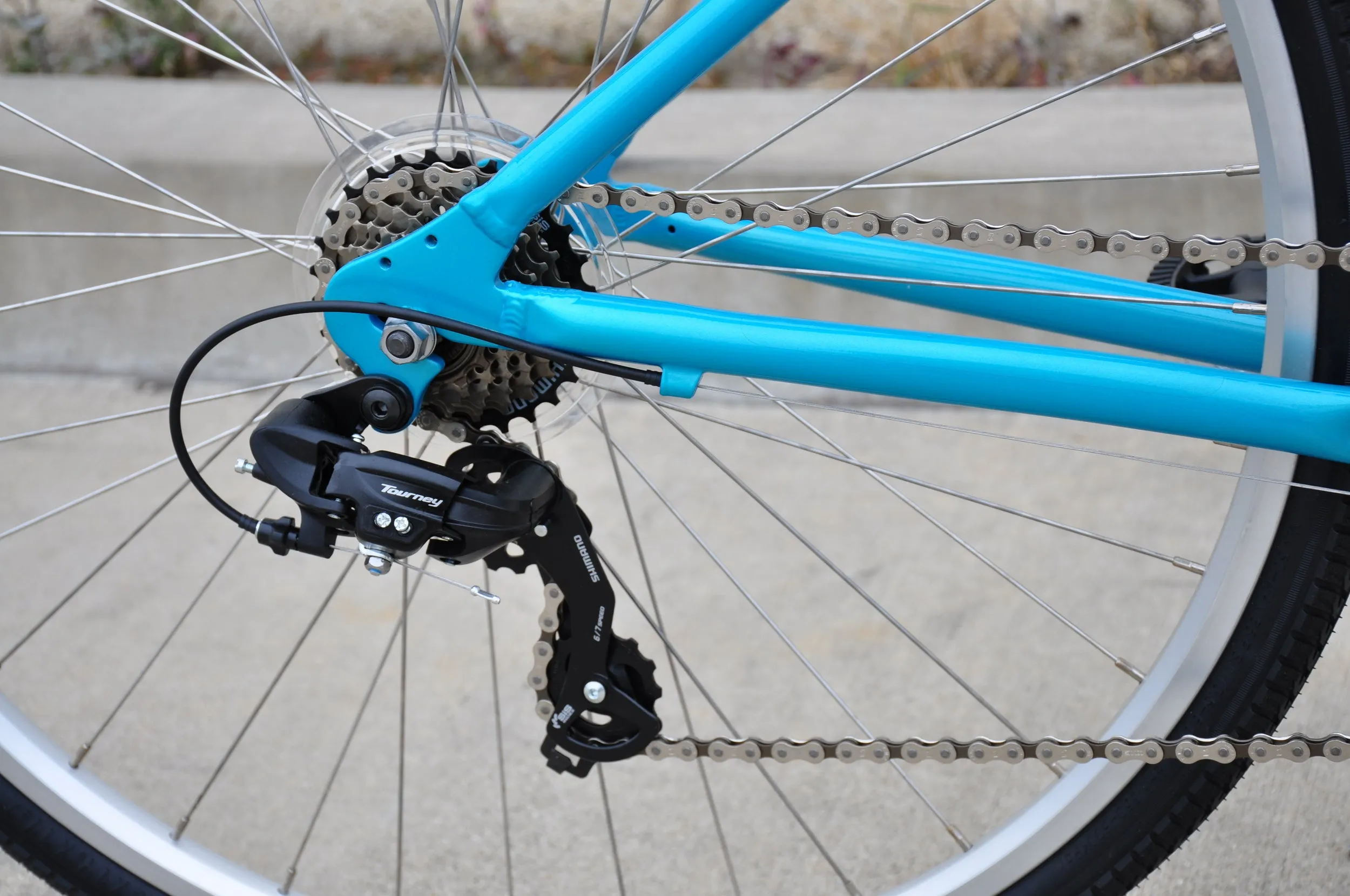 XDSBIKE Explorer CT 7sp Women's 700C Step-Through Comfort City Bike // Blue