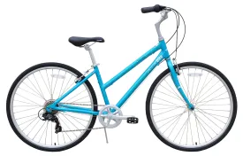 XDSBIKE Explorer CT 7sp Women's 700C Step-Through Comfort City Bike // Blue