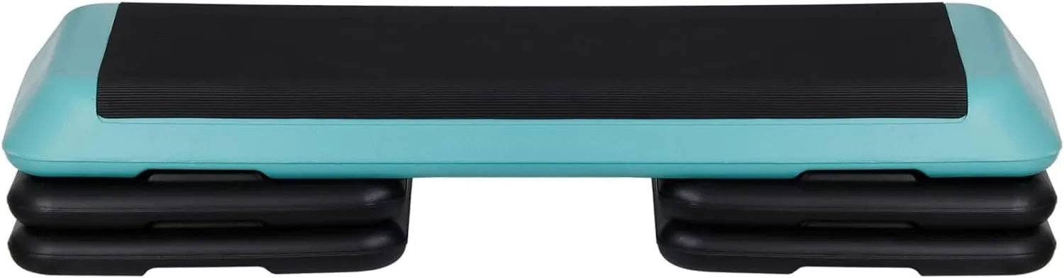 ZENY™ Exercise Aerobic Step Platform Adjustable Fitness Stepper with 4 Detachable Risers Fitness Home Gym Cardio Strength &Training