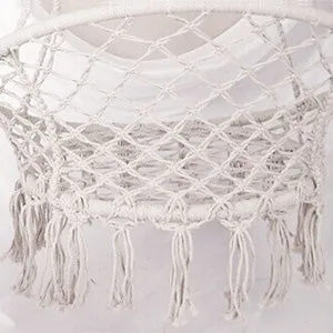 ZENY™ Hanging Hammock Swing Chair Rope Swing Seat for Indoor Outdoor Patio Garden Porch